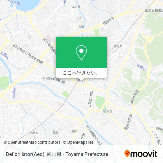 Defibrillator(Aed)地図