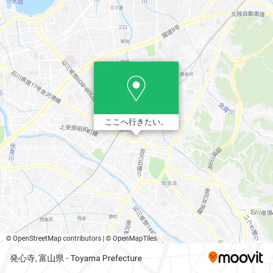発心寺地図