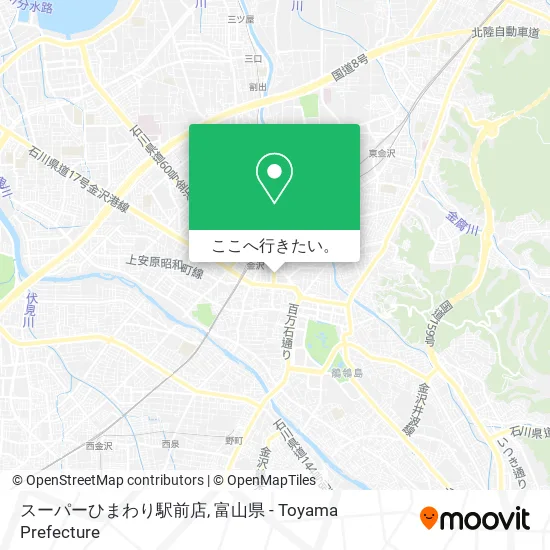 スーパーひまわり駅前店地図