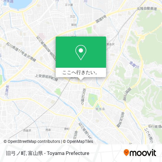 旧弓ノ町地図