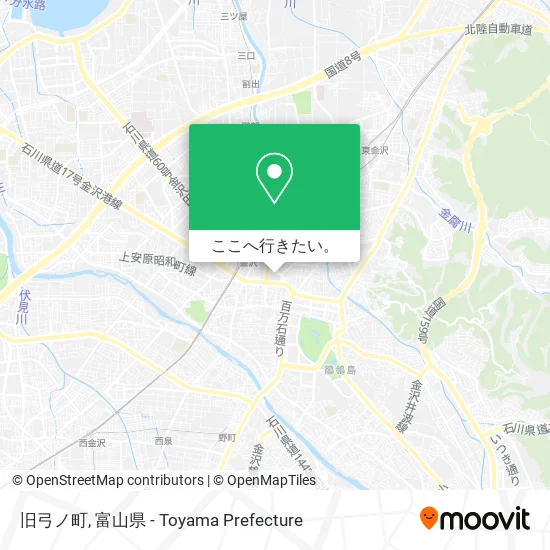 旧弓ノ町地図