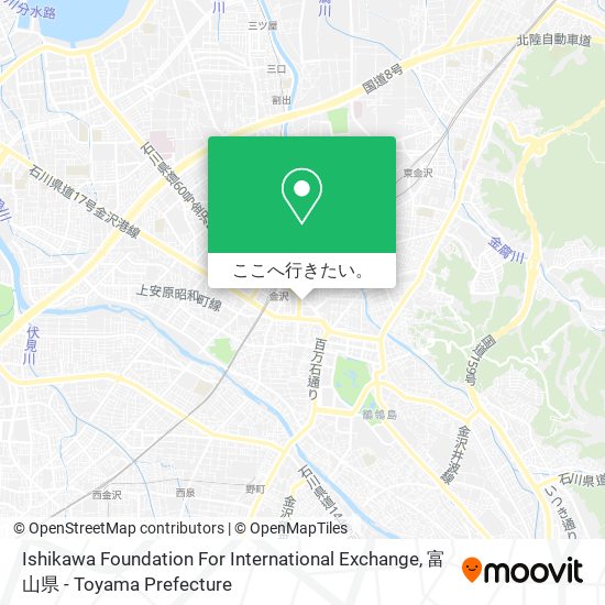 Ishikawa Foundation For International Exchange地図