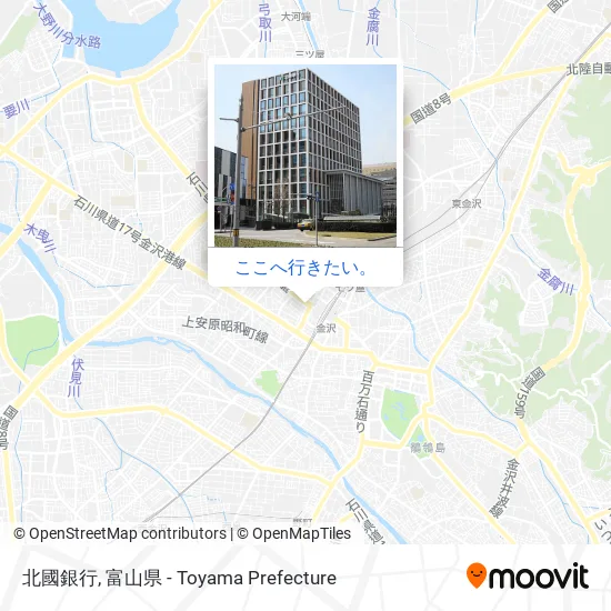北國銀行地図