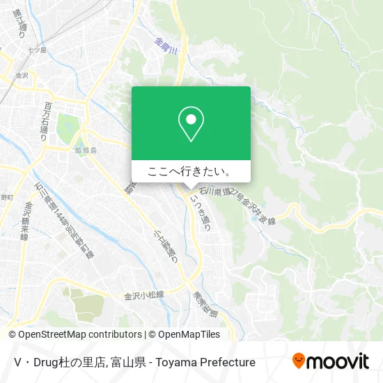V・Drug杜の里店地図