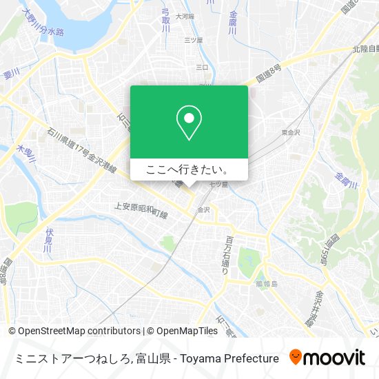 ミニストアーつねしろ地図