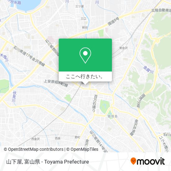 山下屋地図
