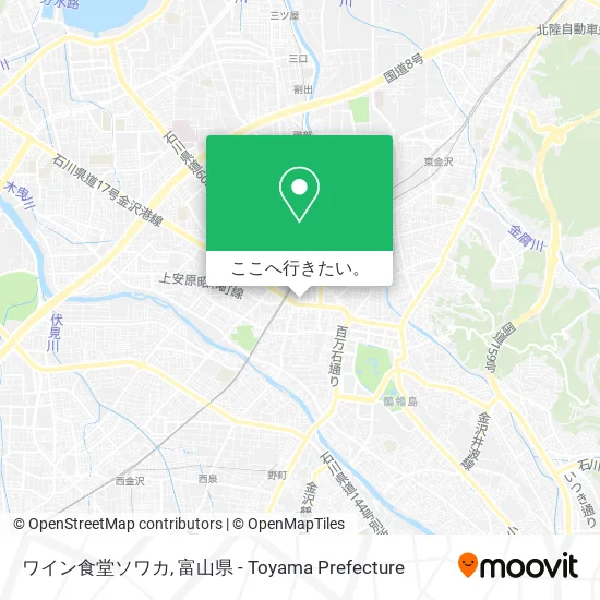 ワイン食堂ソワカ地図