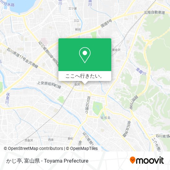 かじ亭地図