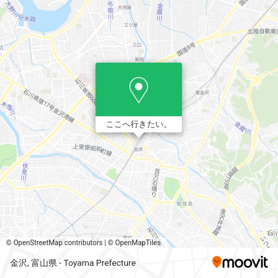 金沢地図