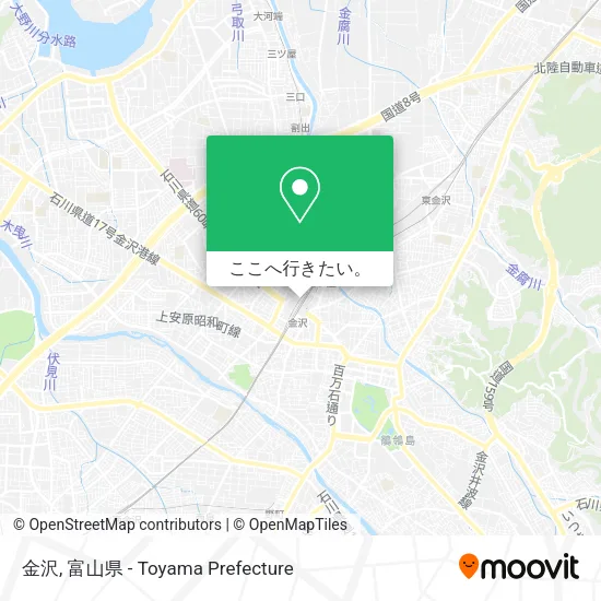 金沢地図