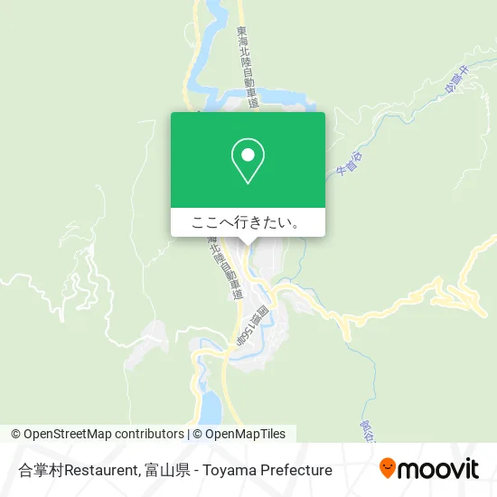 合掌村Restaurent地図