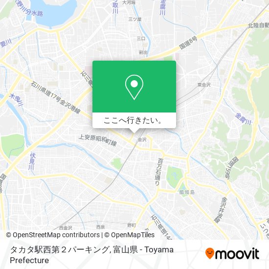タカタ駅西第２パーキング地図
