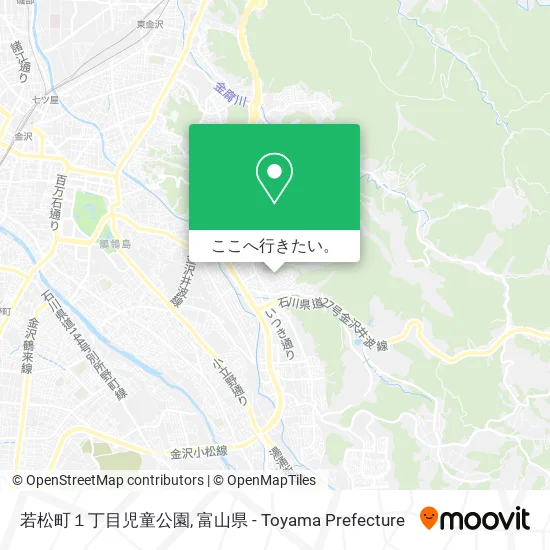 若松町１丁目児童公園地図