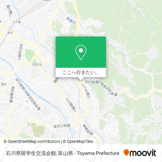 石川県留学生交流会館地図