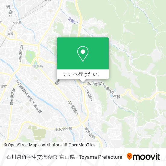 石川県留学生交流会館地図