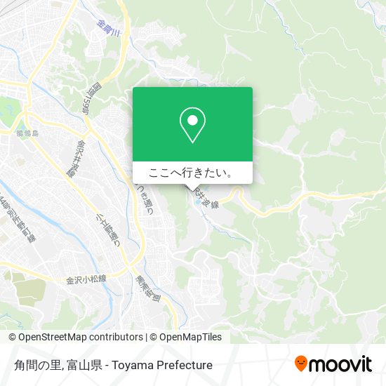 角間の里地図