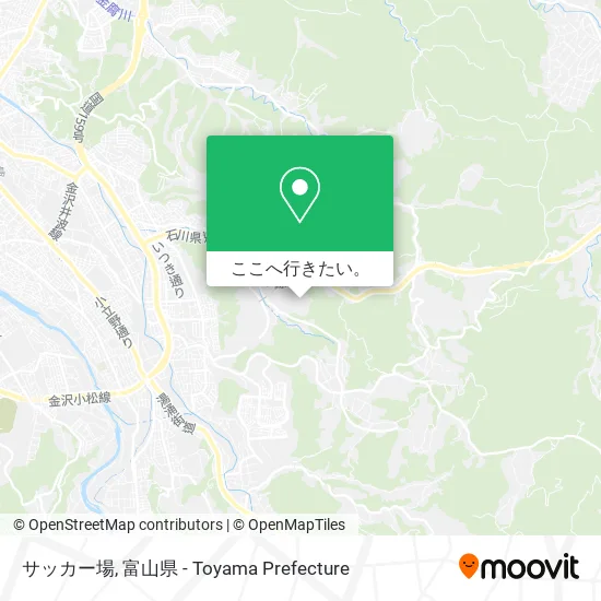 サッカー場地図
