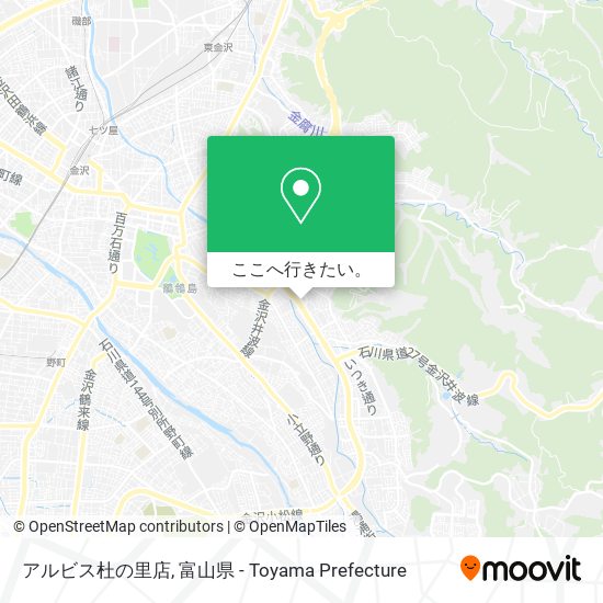 アルビス杜の里店地図