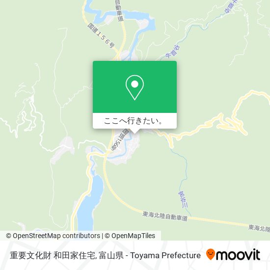 重要文化財 和田家住宅地図