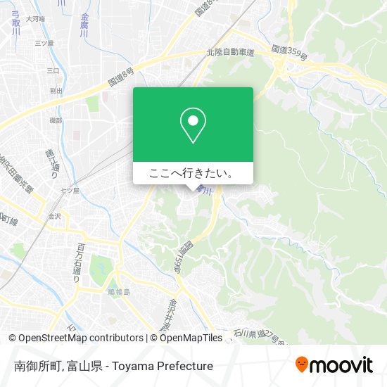 南御所町地図