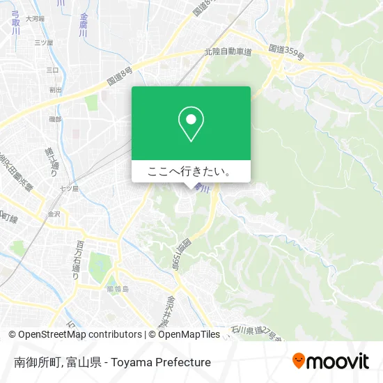 南御所町地図