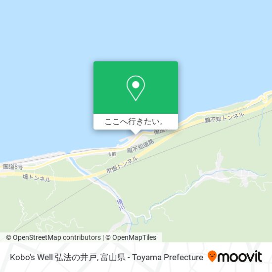Kobo's Well 弘法の井戸地図