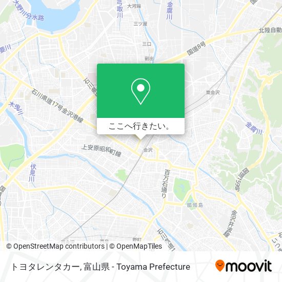 トヨタレンタカー地図
