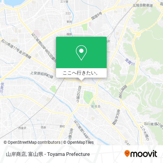 山岸商店地図