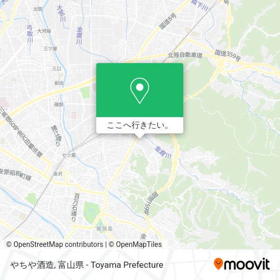 やちや酒造地図