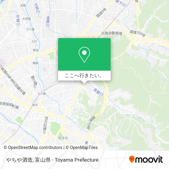 やちや酒造地図