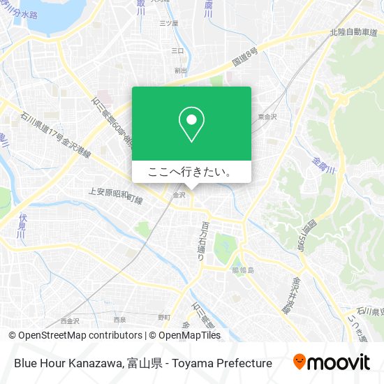 Blue Hour Kanazawa地図