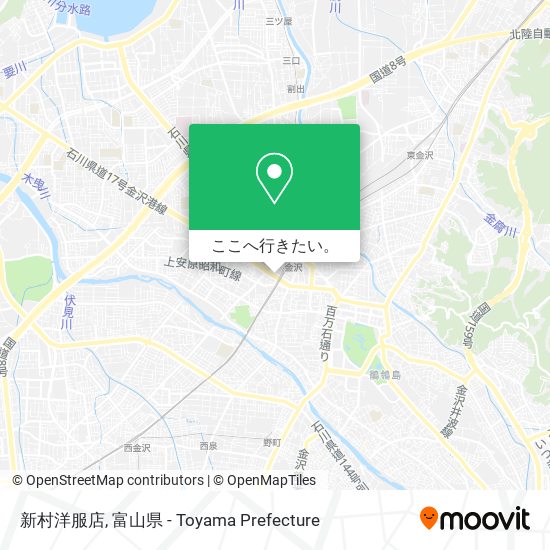 新村洋服店地図