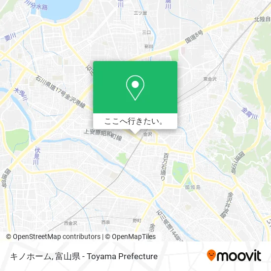 キノホーム地図