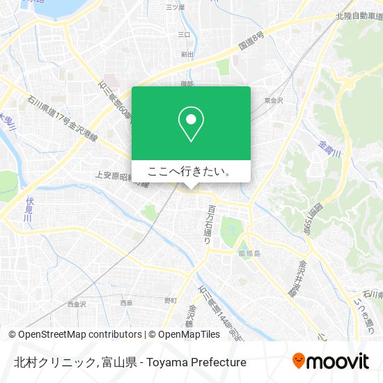 北村クリニック地図