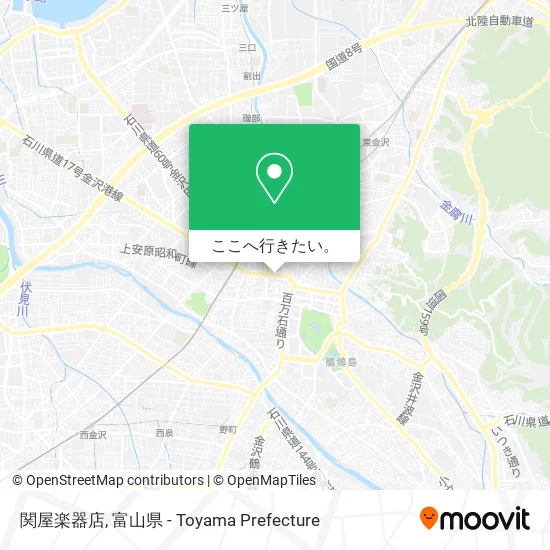 関屋楽器店地図