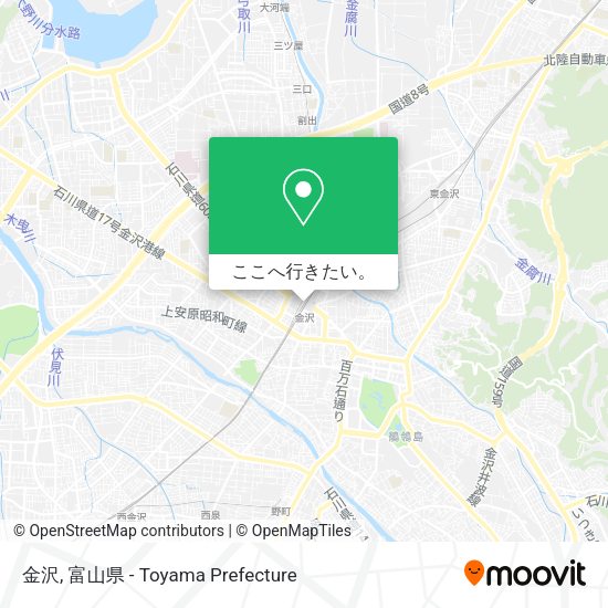 金沢地図