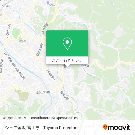 シェア金沢地図