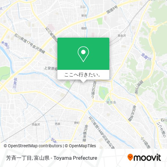 芳斉一丁目地図