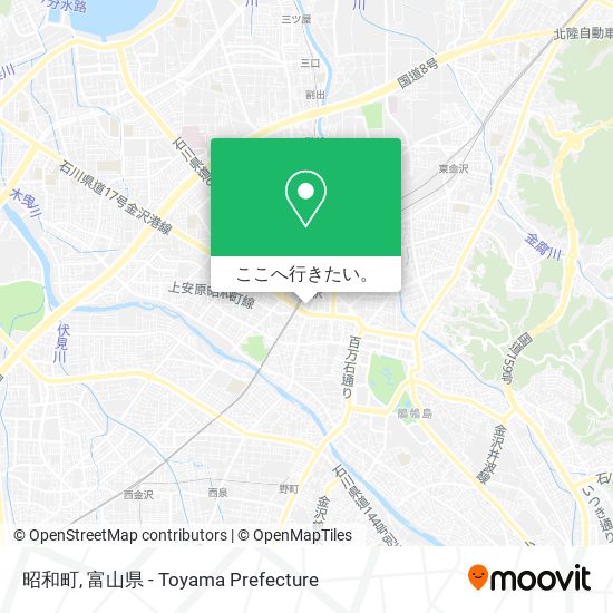 昭和町地図