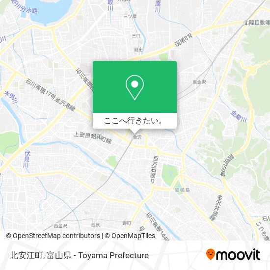 北安江町地図