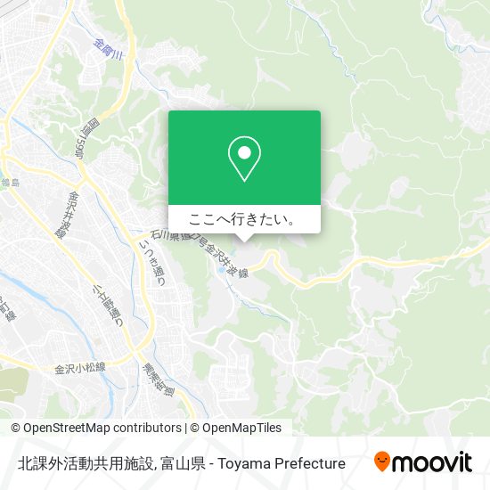 北課外活動共用施設地図