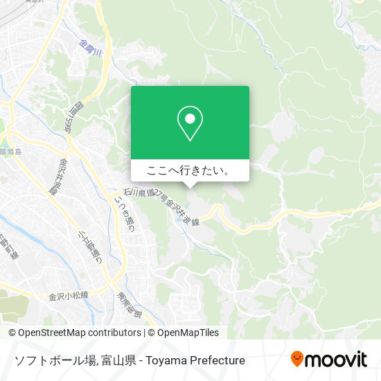 ソフトボール場地図