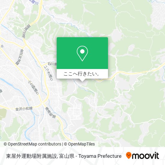 東屋外運動場附属施設地図