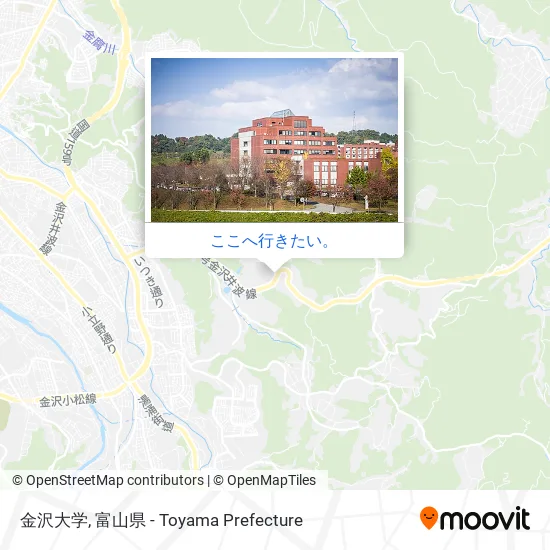 金沢大学地図