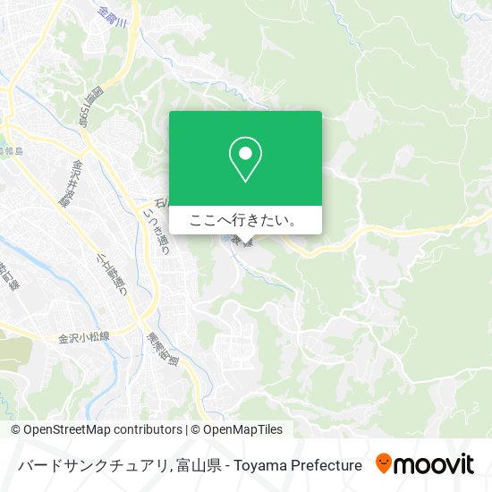 バードサンクチュアリ地図