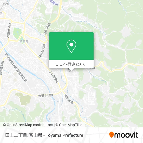 田上二丁目地図