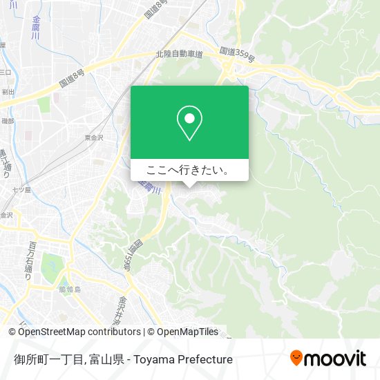 御所町一丁目地図