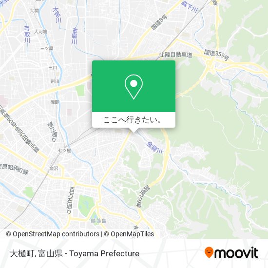 大樋町地図