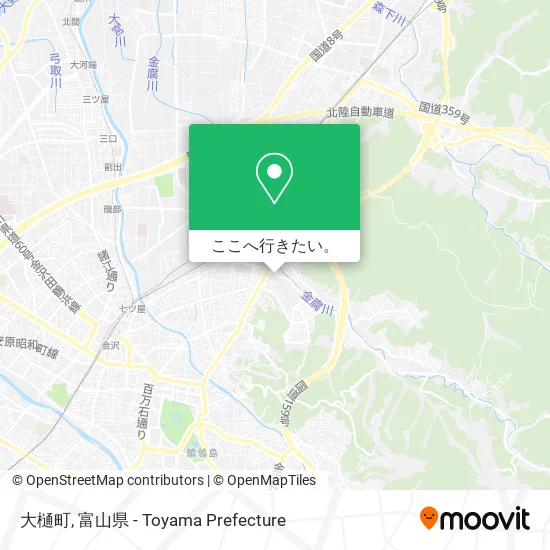 大樋町地図