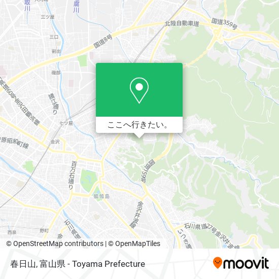 春日山地図